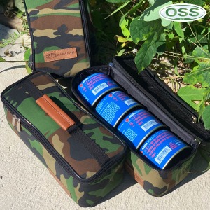 OSS ZP 카모 이소가스 캠핑 낚시 다용도 소품 가방